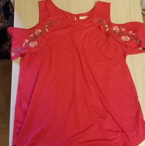 Maurices cold shoulder top